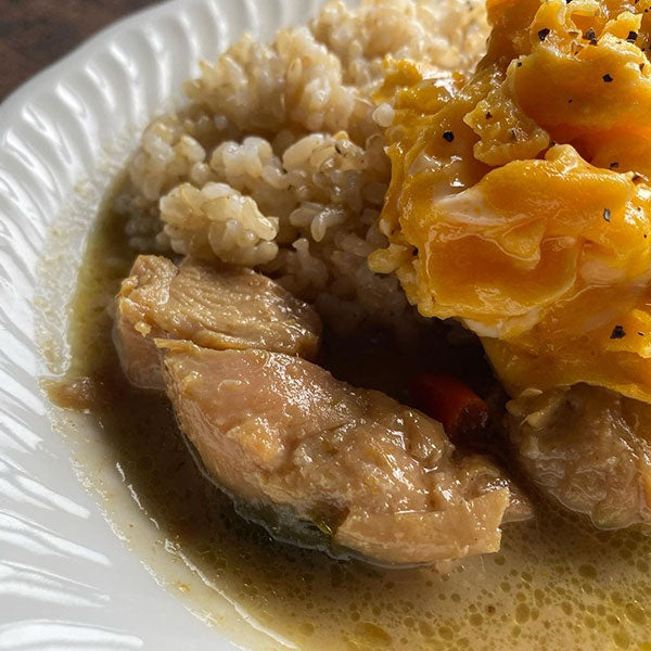 困った時のいなばのカレー 玄米ごはんのお昼