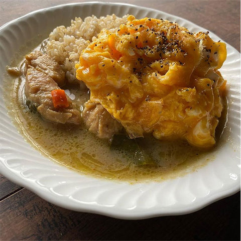 困った時のいなばのカレー 玄米ごはんのお昼